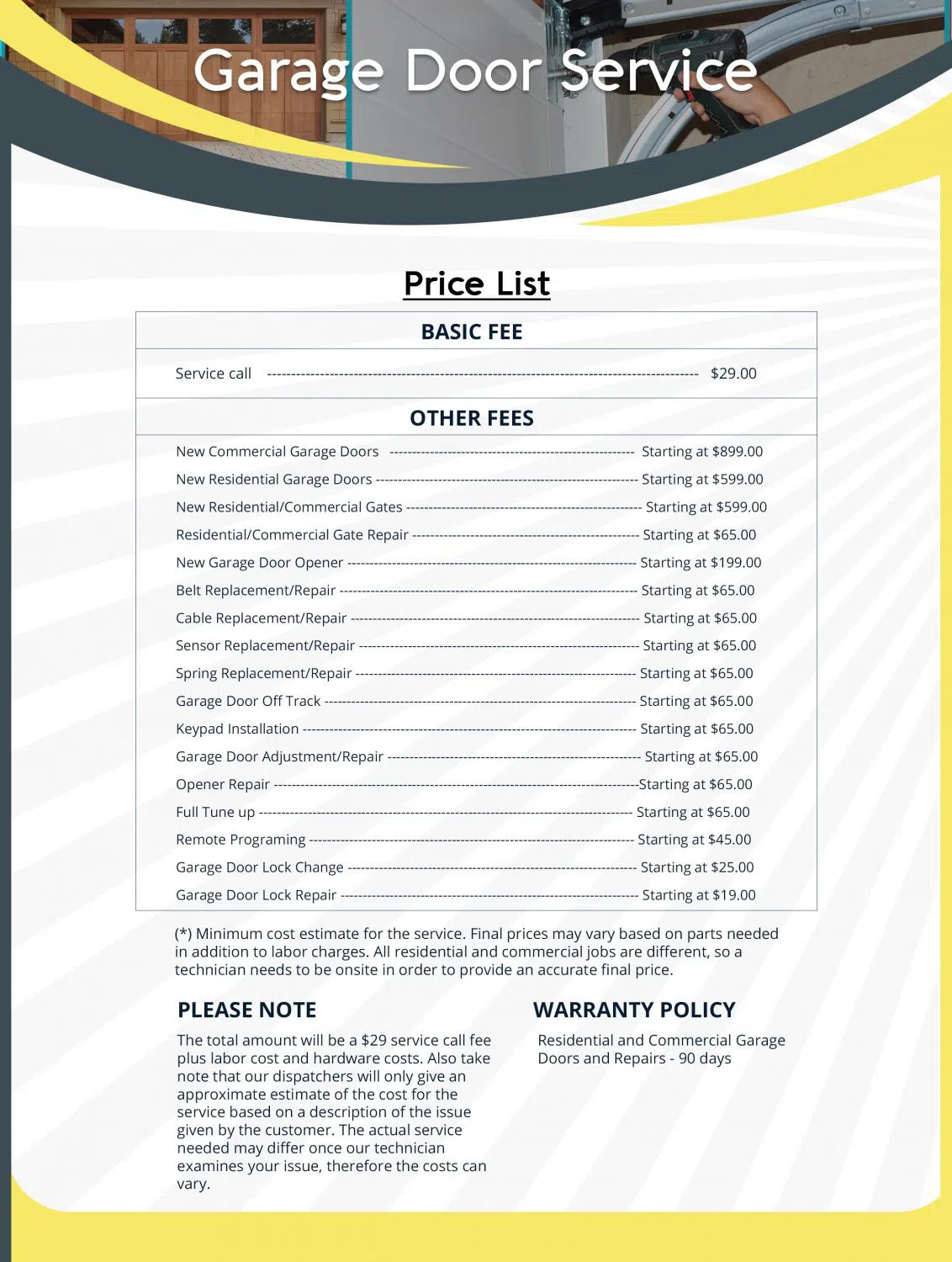 All County Garage Door Service Tempe, AZ 480-939-3832